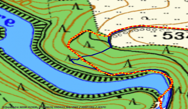 Neue Wegführung am Anfang der Strecke Neue Wegführung am Anfang der Strecke